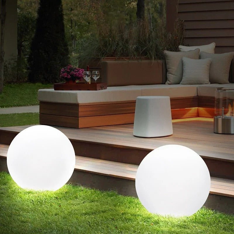 Outdoor Globe LED Light – Wireless Weatherproof 16-Colour RGB Sphere Lamp