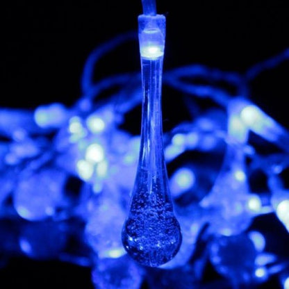 Solar Powered Outdoor String Lights – 15.7FT 20 LED Warm White Garden Lights