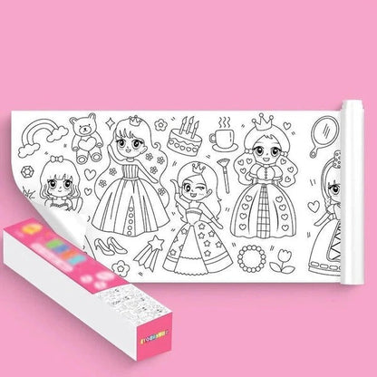 Kids Drawing Roll – Reusable Art Paper Roll for Children's Creativity