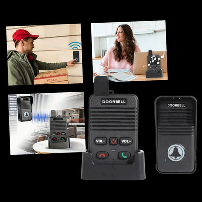 Hands-Free Wireless Intercom Doorbell System – Two-Way Communication Door Bell