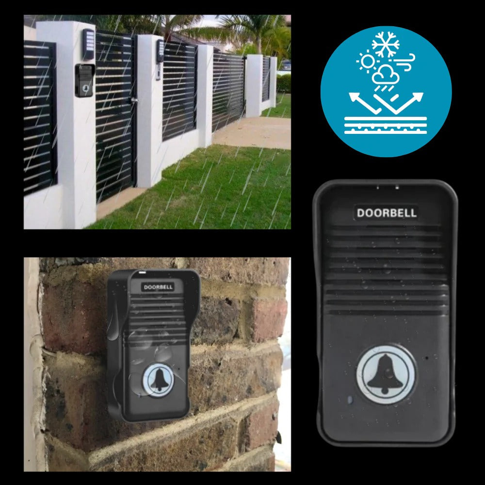 Hands-Free Wireless Intercom Doorbell System – Two-Way Communication Door Bell