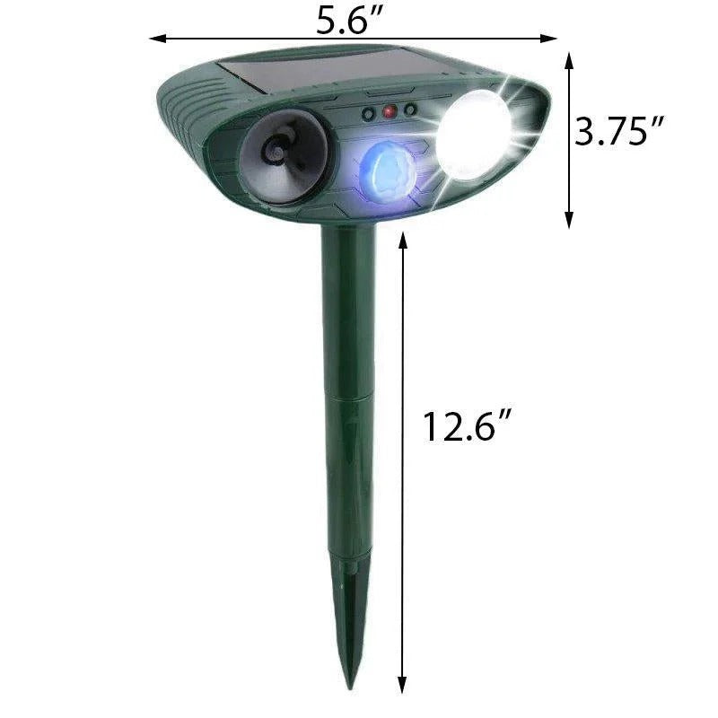 Solar Powered Ultrasonic Animal Repeller – Garden Pest & Wildlife Control