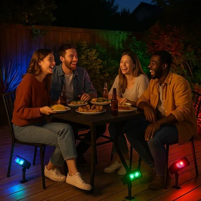 Solar LED Zoom Spotlight – Outdoor Adjustable Garden Security Light