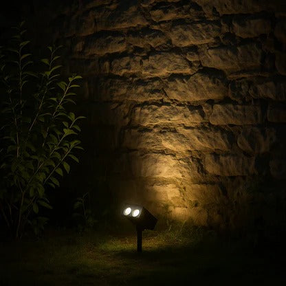 Solar LED Zoom Spotlight – Outdoor Adjustable Garden Security Light