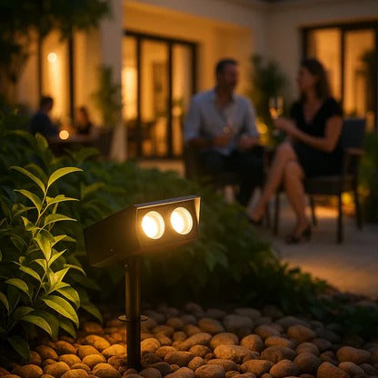 Solar LED Zoom Spotlight – Outdoor Adjustable Garden Security Light