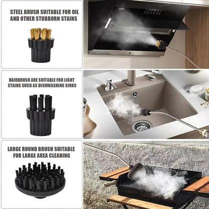 2500W High-Pressure Steam Cleaner with Protective Gloves – Multi-Surface