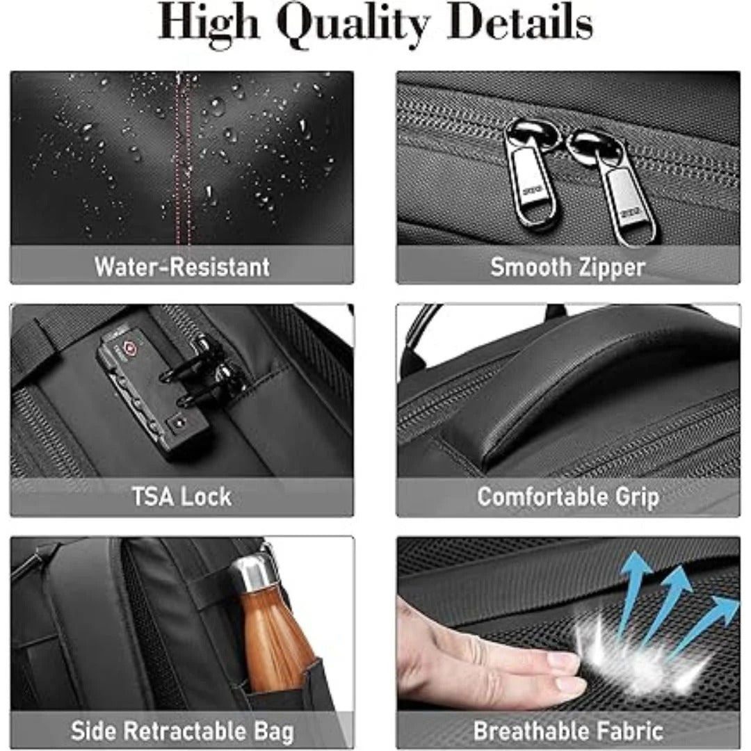 Vacuum Compression Travel Backpack – Expandable Packing Cube Carry-On Bag