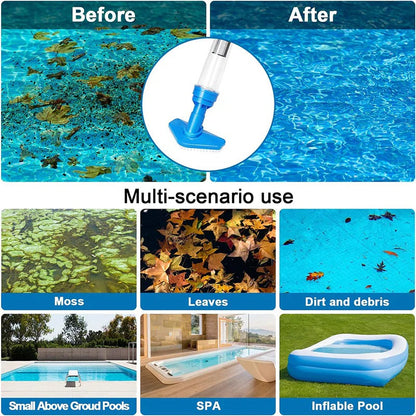 3-in-1 Cordless Rechargeable Pool Vacuum Cleaner – Portable Pool Cleaning System