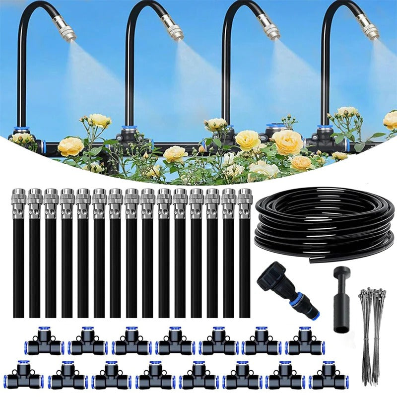 Drip Irrigation Kit with 360° Flexible Hose – Complete Garden Watering System