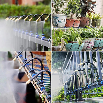 Drip Irrigation Kit with 360° Flexible Hose – Complete Garden Watering System