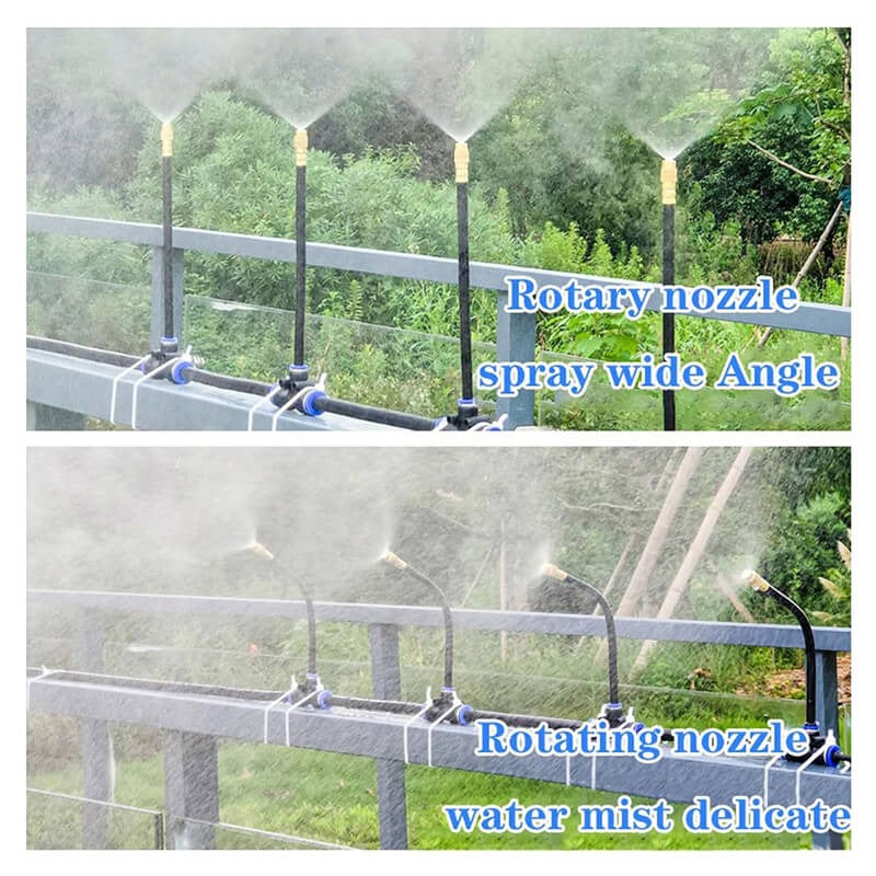 Drip Irrigation Kit with 360° Flexible Hose – Complete Garden Watering System