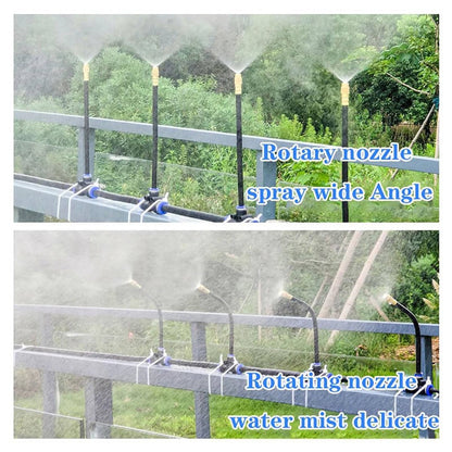 Drip Irrigation Kit with 360° Flexible Hose – Complete Garden Watering System