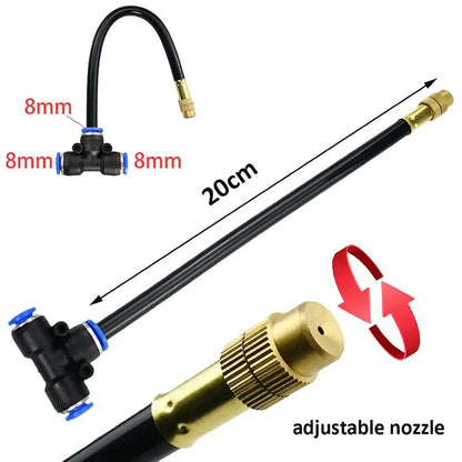 Drip Irrigation Kit with 360° Flexible Hose – Complete Garden Watering System