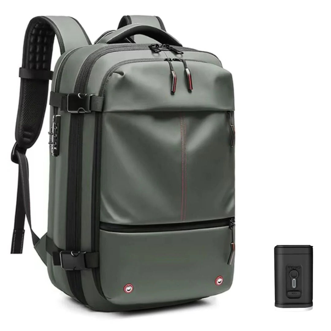 Vacuum Compression Travel Backpack – Expandable Packing Cube Carry-On Bag