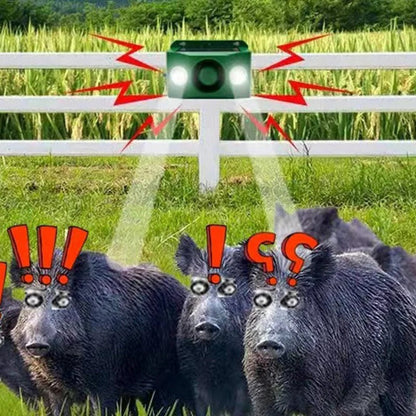 Solar Warning Lights – Beast & Animal Repellent Flashing Deterrent