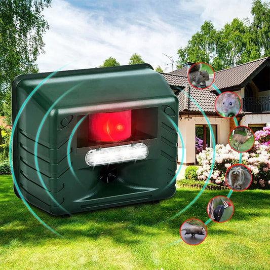 Ultrasonic Woodpecker Repeller – Solar Powered Outdoor Bird Deterrent