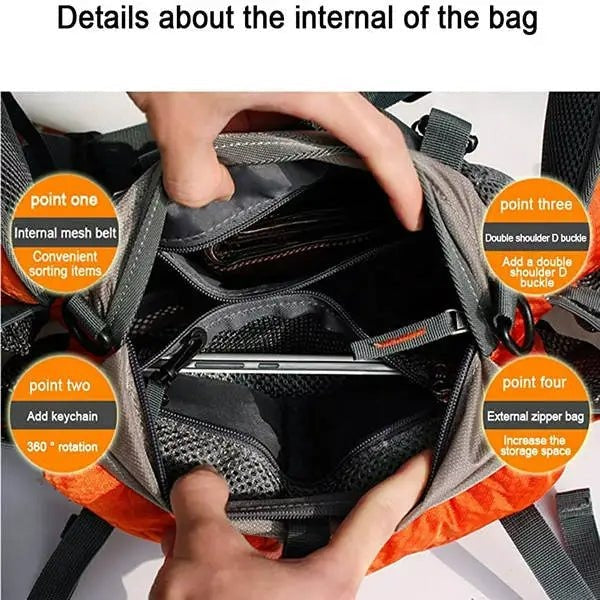 Multifunctional Outdoor Sports Waist Bag – Gear Max Running & Hiking Waist Pack