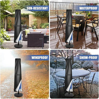 Waterproof Outdoor Parasol Cover – Protective Garden Umbrella Storage Bag