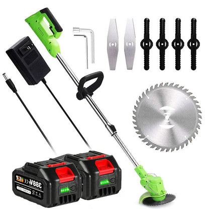 Cordless Electric Grass Trimmer – Battery Powered Lawn Edge Cutter