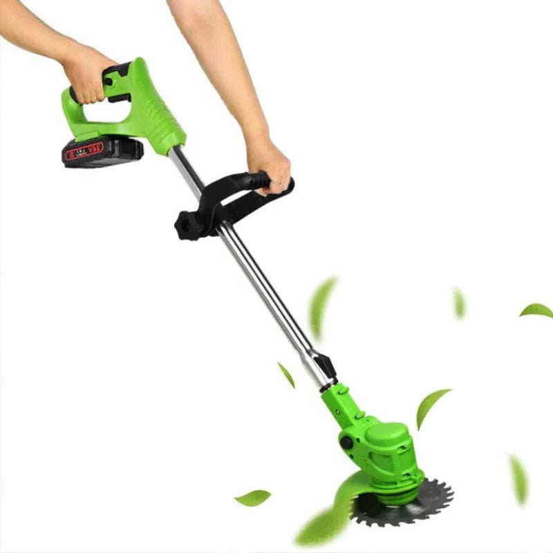 Cordless Electric Grass Trimmer – Battery Powered Lawn Edge Cutter