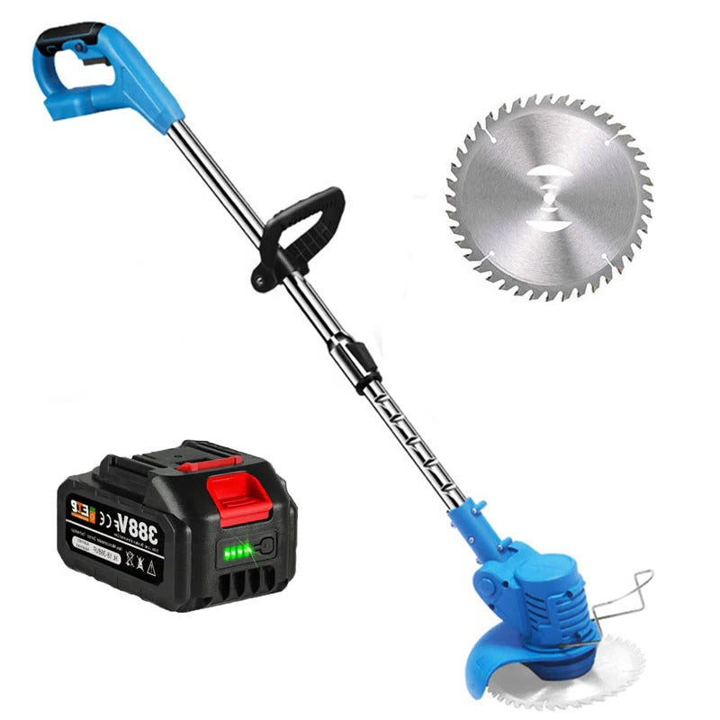 Battery Powered Cordless Grass Trimmer – Electric Lawn Edge Cutter