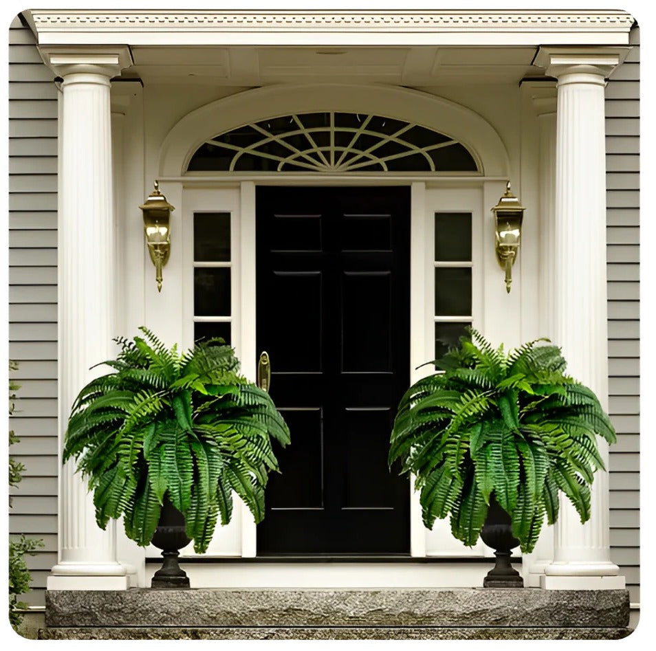UV-Resistant Artificial Boston Fern – Realistic Outdoor Faux Plant Decor