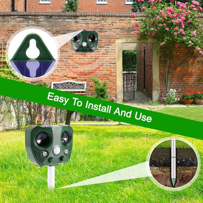 Ultrasonic Pigeon & Bird Scarer – Outdoor Pest Defender Repeller Device