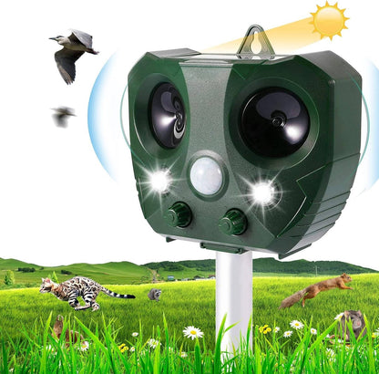 Ultrasonic Pigeon & Bird Scarer – Outdoor Pest Defender Repeller Device