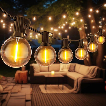 LED Outdoor String Lights – Weatherproof Patio Garden Party Festoon Lights
