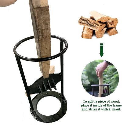 Manual Firewood Log Splitter – Heavy-Duty Wood Splitting Tool