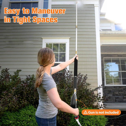 Telescoping Power Washer Extension Wand – 4000 PSI Gutter & Roof Cleaner