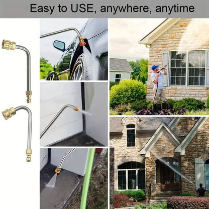 Telescoping Power Washer Extension Wand – 4000 PSI Gutter & Roof Cleaner