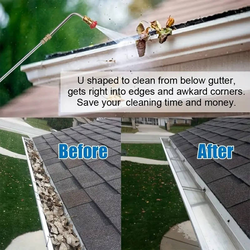 Telescoping Power Washer Extension Wand – 4000 PSI Gutter & Roof Cleaner