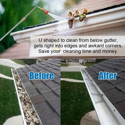 Telescoping Power Washer Extension Wand – 4000 PSI Gutter & Roof Cleaner
