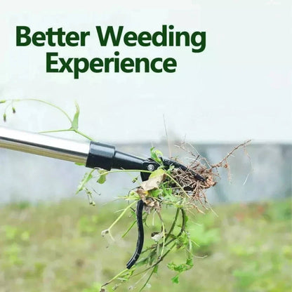 Stand-Up Weed Puller Tool – No-Bend Root Removal Garden Weeder