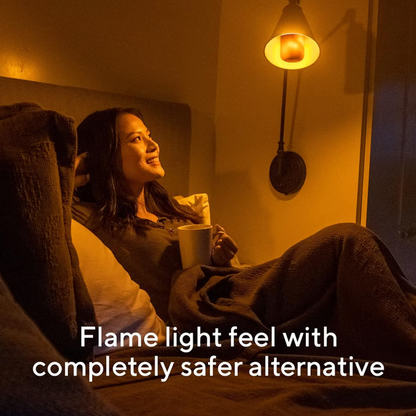 LED Flame Effect Light Bulb – Realistic Flickering Fire Decorative Bulb