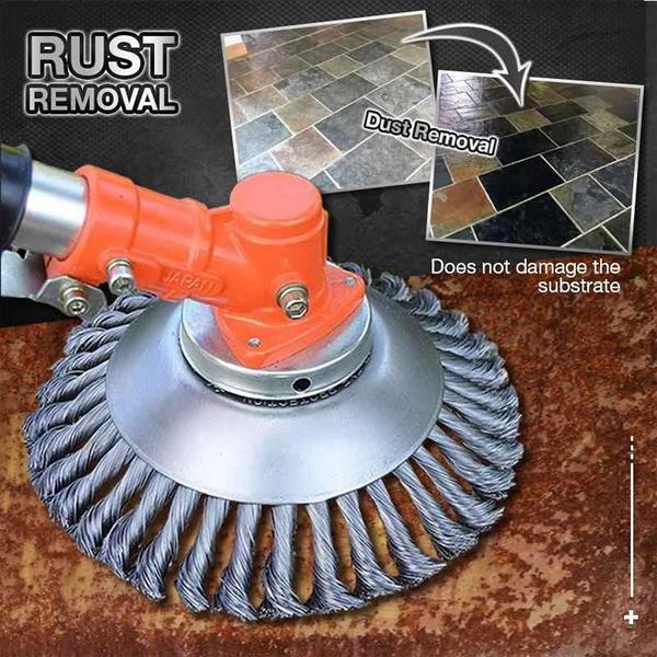Carbon Steel Brush & Grass Trimmer – Heavy-Duty Garden Cutting Tool