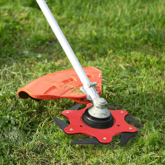 6-Steel Blade Universal Trimmer Head – Replacement Grass Cutter Head