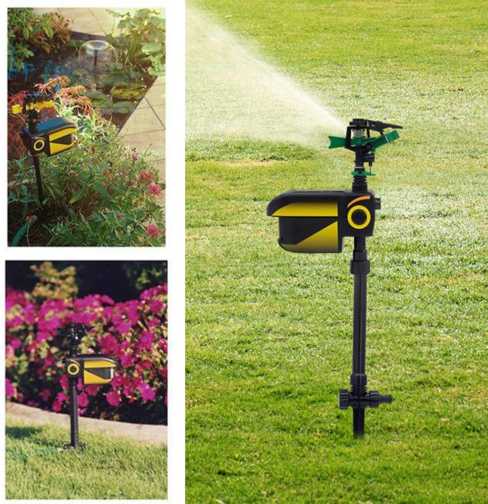 Motion-Activated Animal Repellent Garden Sprinkler – Outdoor Pest Deterrent