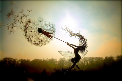 Dancing Spirits Garden Statues – Whimsical Outdoor Fairy Decoration Set