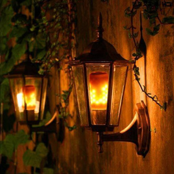 LED Flame Effect Light Bulb – Realistic Flickering Fire Decorative Bulb