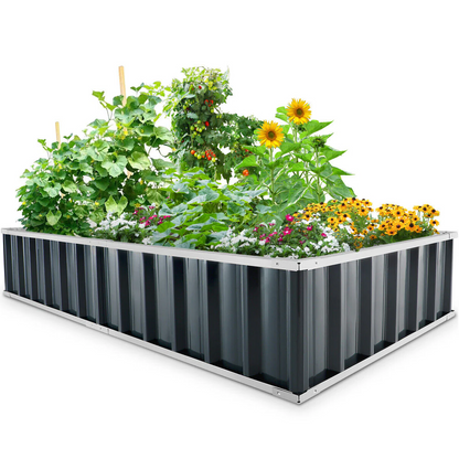 Raised Garden Bed – Outdoor Elevated Flower & Vegetable Planter Box