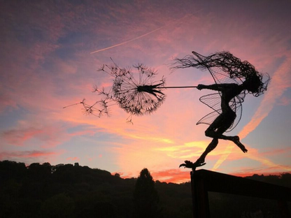 Dancing Spirits Garden Statues – Whimsical Outdoor Fairy Decoration Set