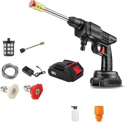Cordless Portable High-Pressure Water Gun Set – Garden Car Wash Cleaner