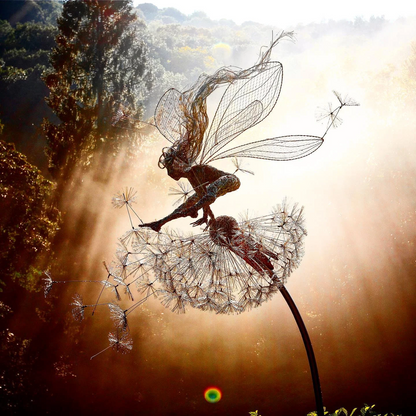 Dancing Spirits Garden Statues – Whimsical Outdoor Fairy Decoration Set