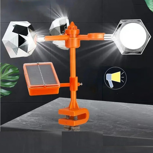 360° Reflective Solar Bird Repeller – Rotating Garden Bird Scarer