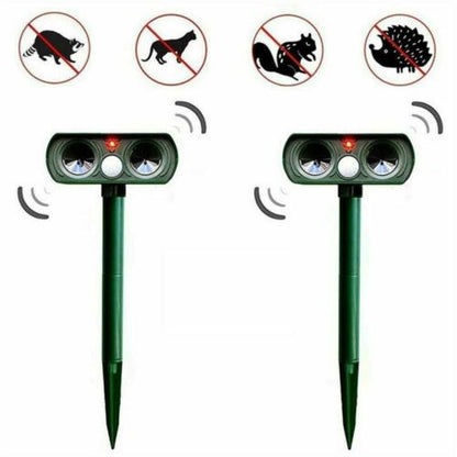 Solar Infrared Animal & Pest Repeller – Motion Sensor Outdoor Deterrent