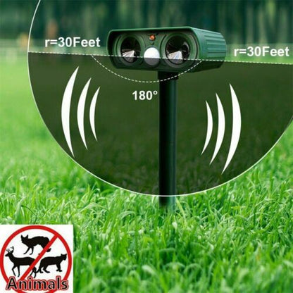 Solar Infrared Animal & Pest Repeller – Motion Sensor Outdoor Deterrent