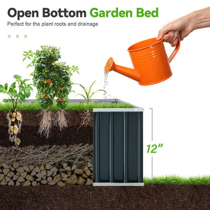Raised Garden Bed – Outdoor Elevated Flower & Vegetable Planter Box
