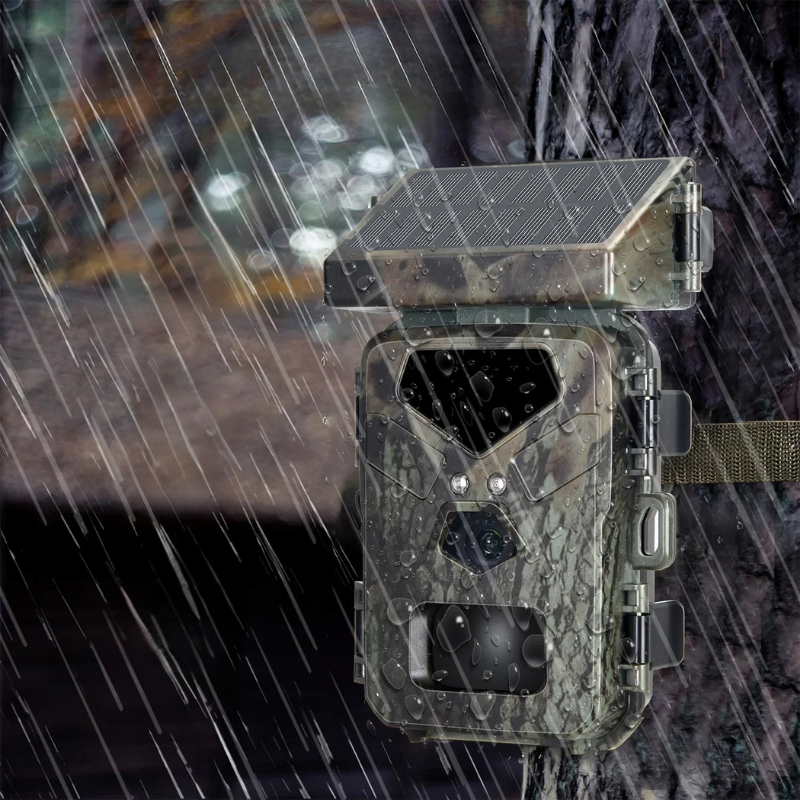 Compact Solar Trail Camera – Outdoor Wildlife & Security Monitoring Camera